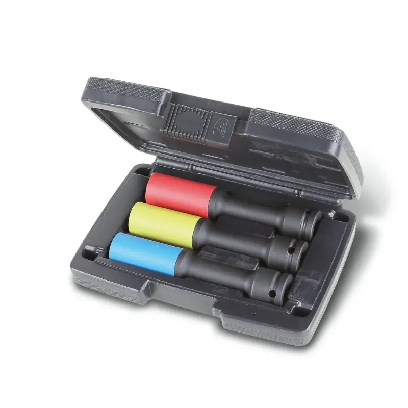 Beta 720LCL/C3 - Serie di 3 chiavi a bussola Macchina lunghe colorate con insert Sconto