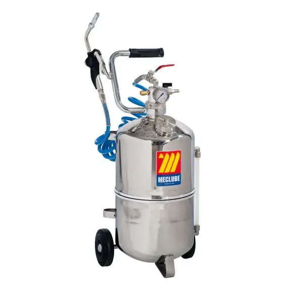 Spedito Oggi Meclube 027-1307-000 - Distributore olio pneumatico da 24 l INOX